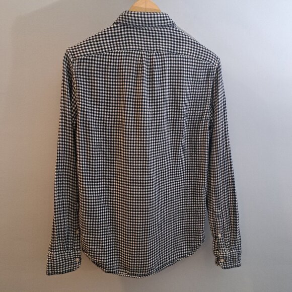 J. Crew Men's Small Slim Fit Double-Weave Plaid Button Down Shirt Style AI327 - Picture 3 of 15